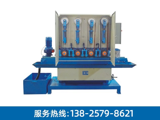 150MM寬兩組輸送式水磨拉絲機